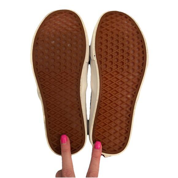 Vans Asher Women’s 7M/8.5W Pink Blu Yellow Ombre Low Slip On Skate Sneaker Shoes - Picture 9 of 9